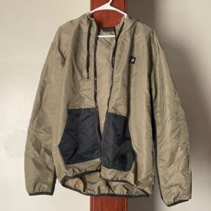 Green/Black True religion windbreaker